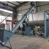 Horizontal screw belt mixer