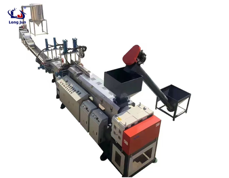 Plastic scrap recycling granulator