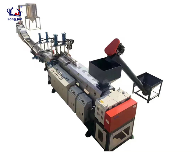 Waste plastic recycling extruder granulator plastic recycling machine