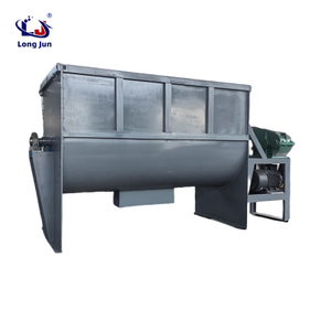 Industrial powder horizontal screw belt mixer
