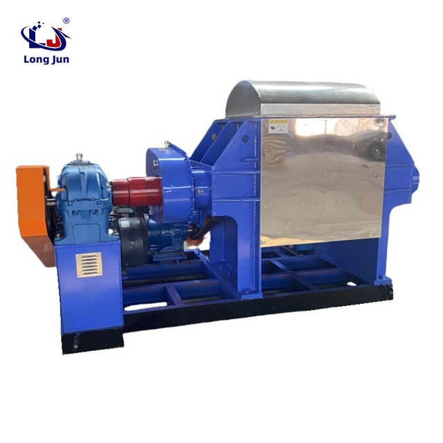 Heavy duty Z type spiral discharge sigma mixer