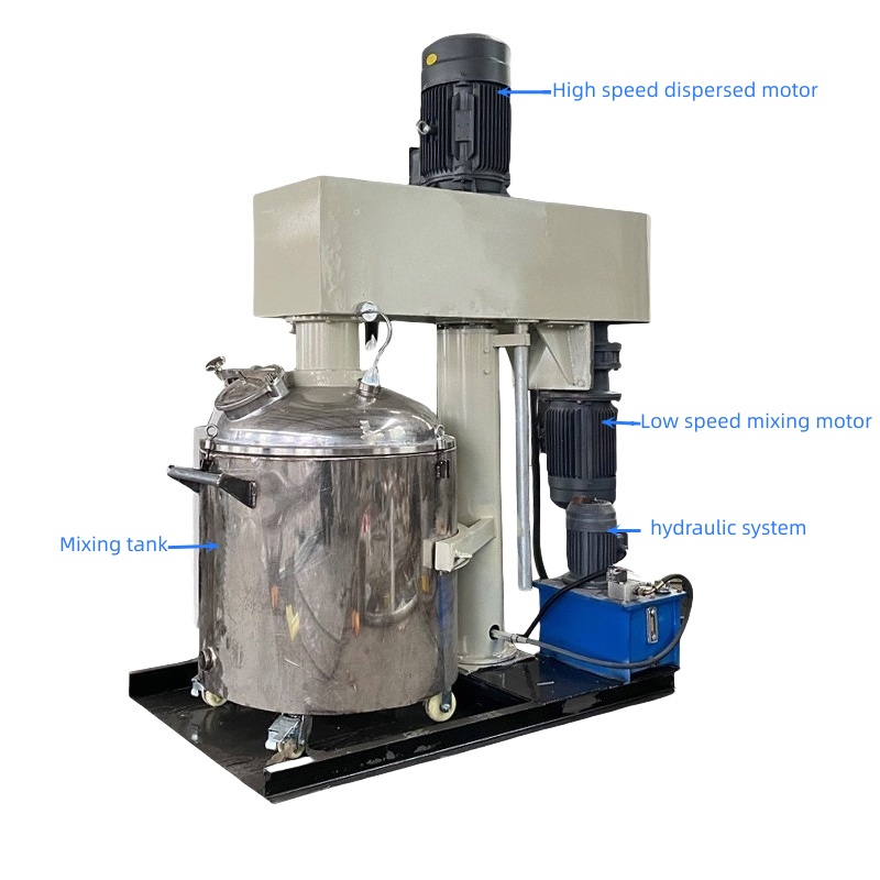 Dual Drive Twin Shaft Mixer Viscous Blending