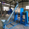 Horizontal screw belt mixer