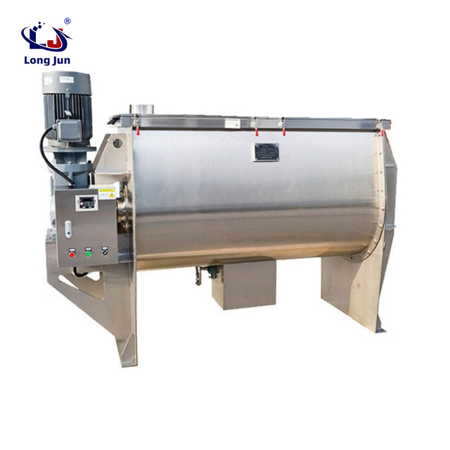 Horizontal double belt mixer Industrial Rice noodles liquid mixer
