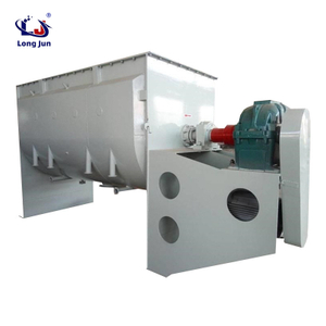 Large Powder Oil Heating Double Screw Belt Horizontal Mixer
