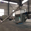 Horizontal screw belt mixer