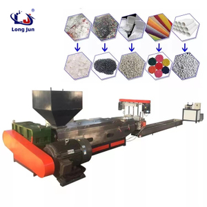 Hdpe Recycle Plastic Pellets Making Machine Extruding Pe Film Pelletizer
