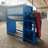 Animal feed screw belt mixer