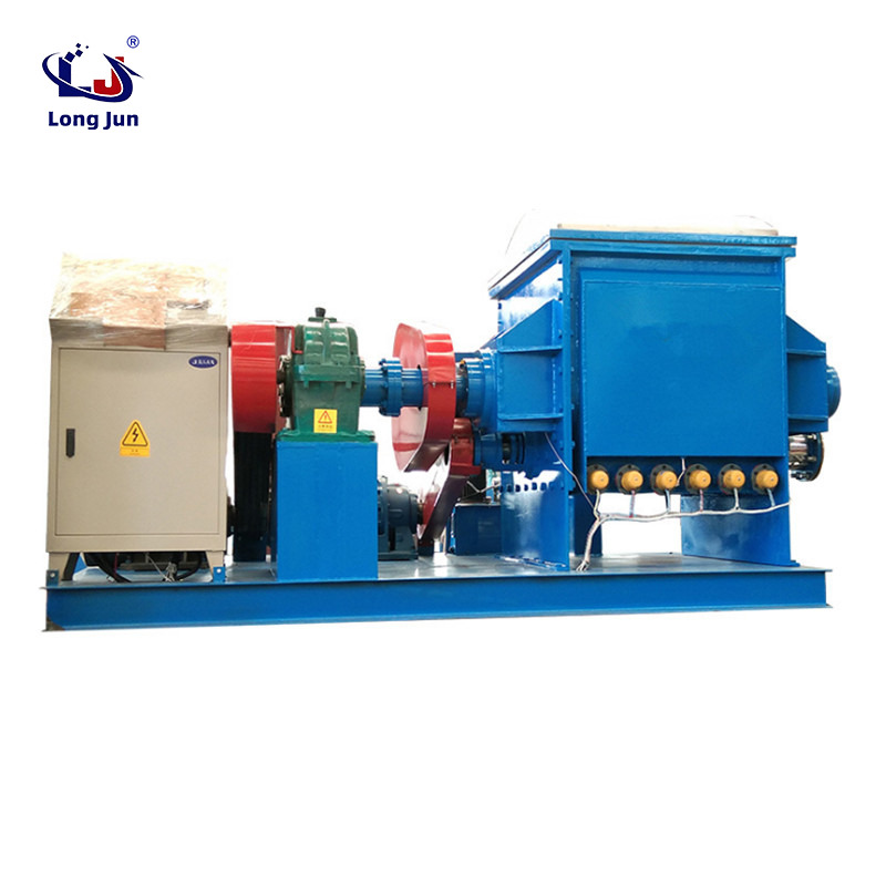 Z-blade Sigma mixer with spiral discharge device