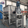 Food grade horizontal belt mixer with bottom screw conveyor