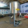 Plastic granule vertical mixer
